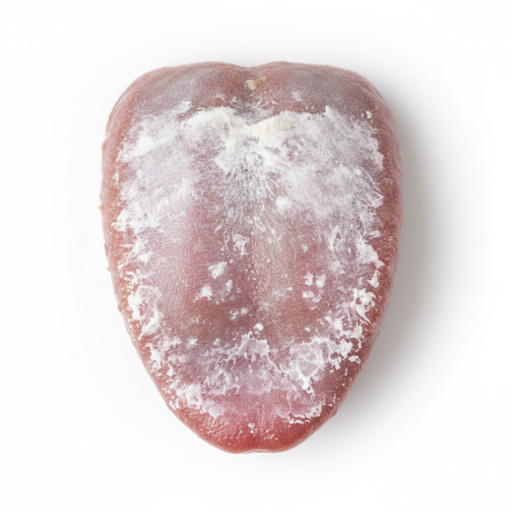 Before - Tongue with coating