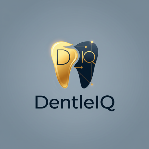 DentleIQ Premium Logo - Lighter Background